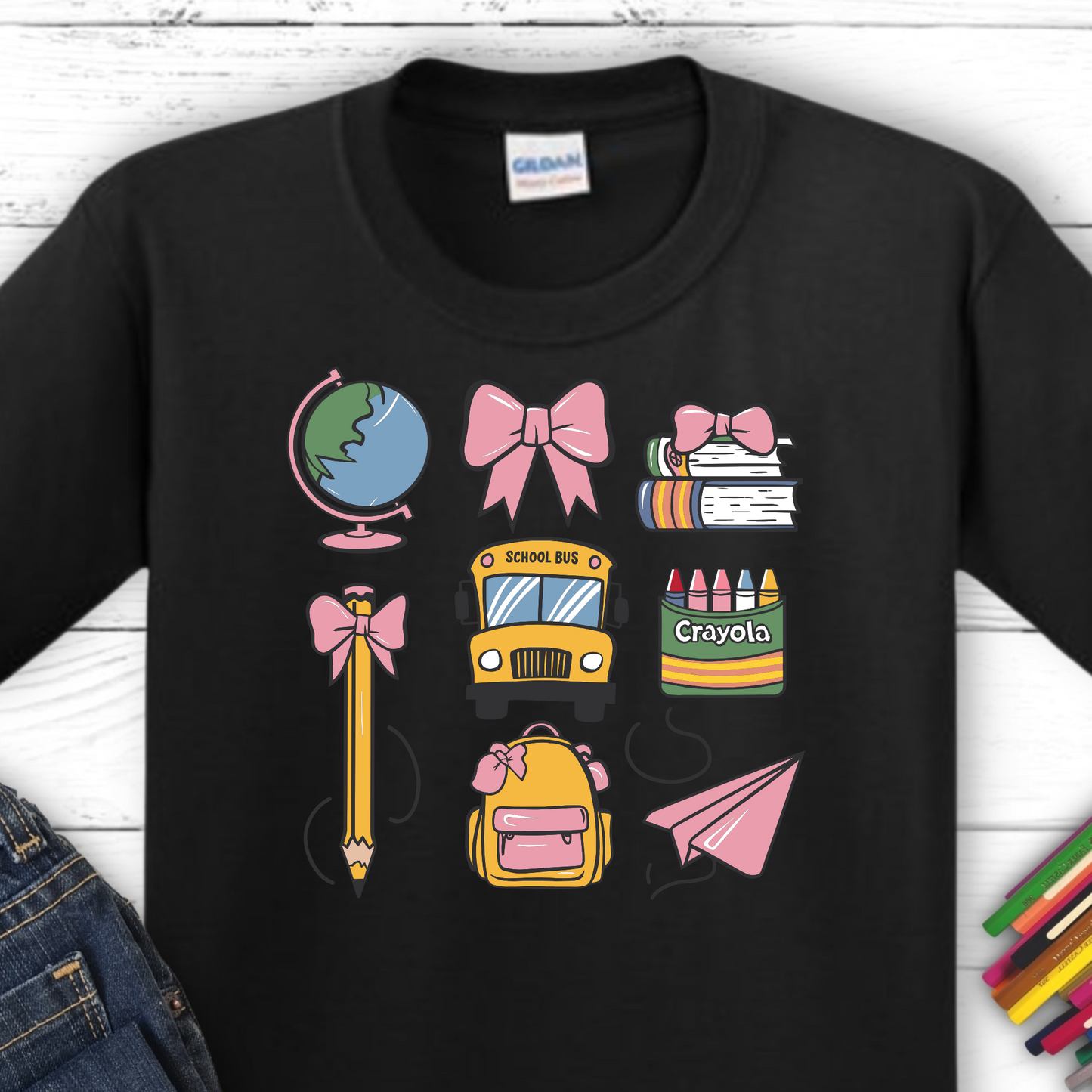 School Pattern Shirt
