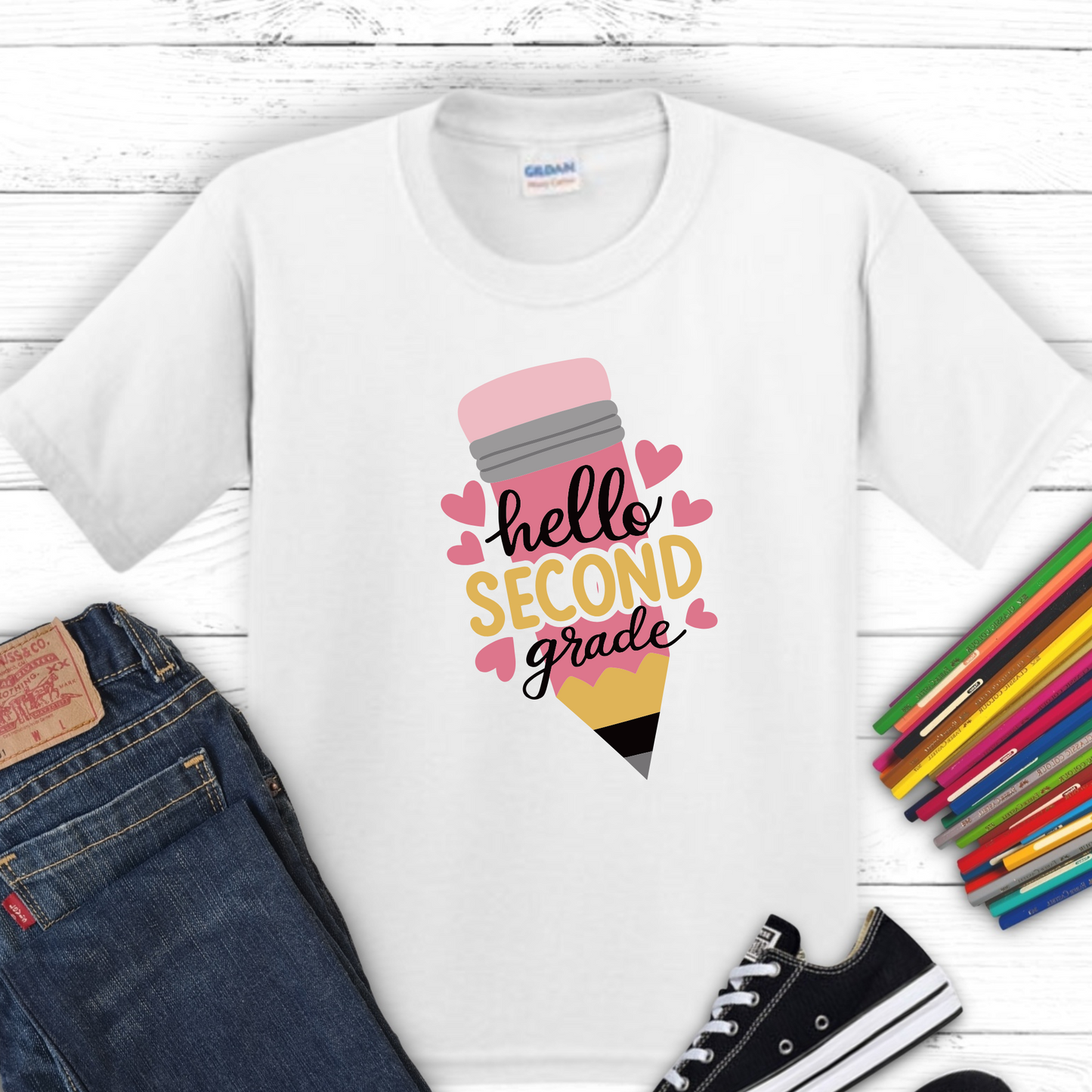 Pencil Hello Shirt